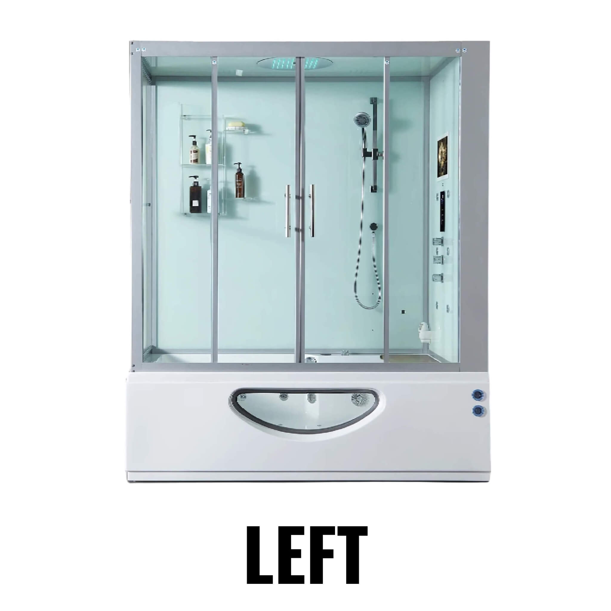 Maya Bath Platinum Catania Steam Shower With 6 Acupuncture Jets (SAK42985)