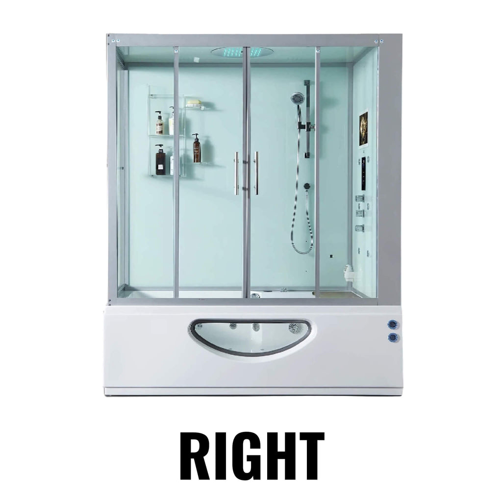 Maya Bath Platinum Catania Steam Shower With 6 Acupuncture Jets (SAK42985)