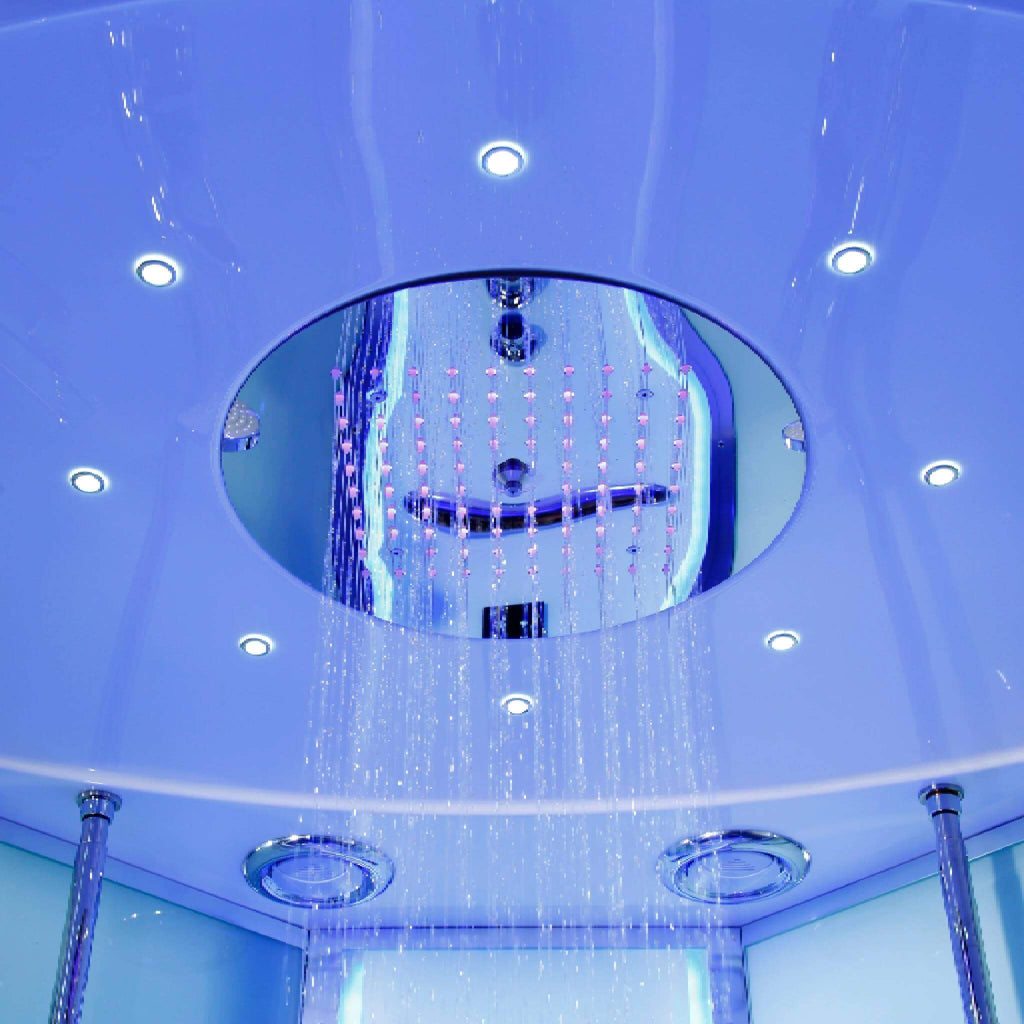 Maya Bath Platinum Comfort Steam Shower With Whirlpool Bathtub [2025 Edition] (SAK93561)